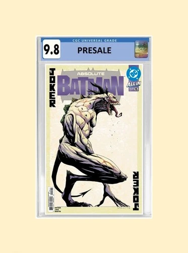 PRESALE Absolute Batman #15 CGC 9.8 Graded Cover A 1st Print Absolute Joker 🔥