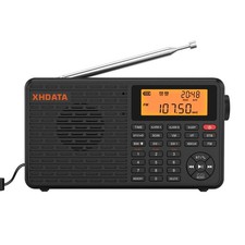 XHDATA D109 Portable AM FM SW LW World Band Radio DSP Bluetooth MP3 Player