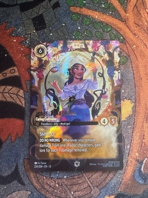 Disney Lorcana Isabela Madrigal Caring Cultivator  Enchanted Wilds Unknown