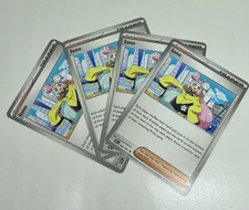 x4 Iono PAF 080/091 Paldean Fates Pokemon TCG Playset