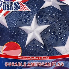 3x5 American Flag USA High Wind Heavy Duty US Flags for Outdoor Durable Made