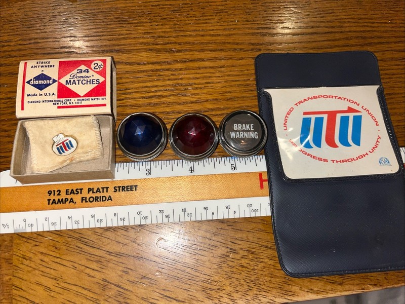 Railroad Locomotive Warning Lights Panel Go Stop Brake United Transportation Lot