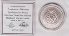 2016 Silver Shield Truth Justice Peace 1oz .999 Proof W/COA - NO BOX  Stack um