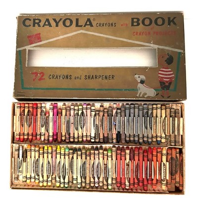 Crayola Binny & Smith Crayons Vintage 1958 No. 72 in Original Box