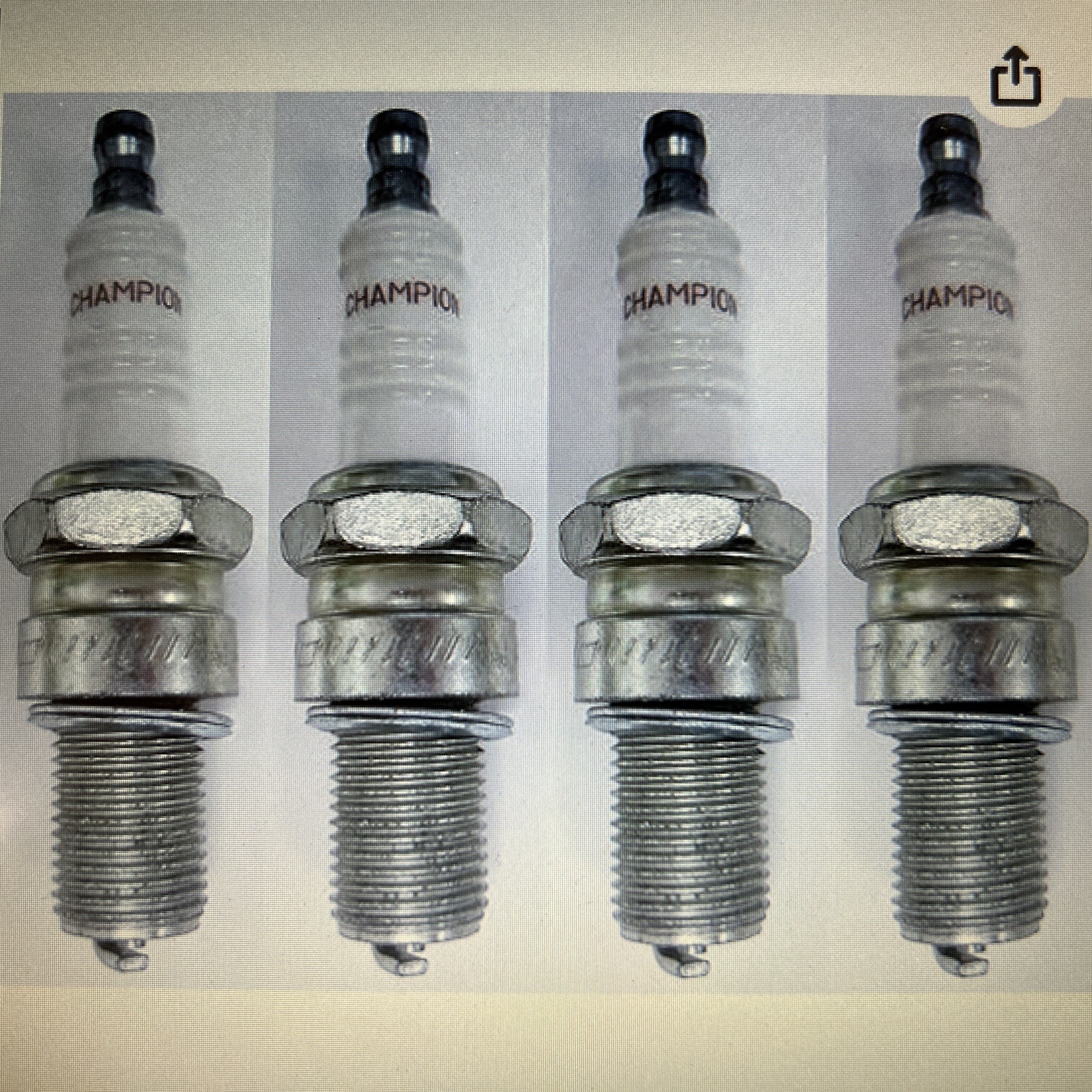Champion N11YC Genuine OEM Spark Plugs 4 Pack