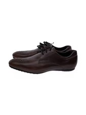 TOD'S Dress Shoes/ Size 6/ Brown Leather/ Brown/ Wingtip/ Plain Toe/ 3-Eye
