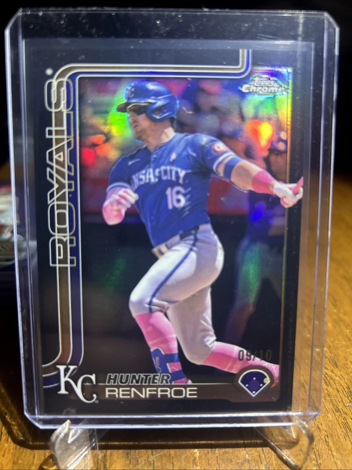 2025 Topps Cromo Béisbol Negro Dorado Prisma Refractor Hunter Renfrow #125 💎/10 Foto 2 de 4