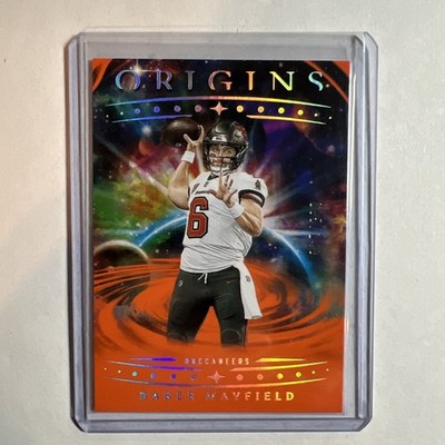 2025 Panini Origins - Baker Mayfield, Baker Mayfield #7 Orange /149