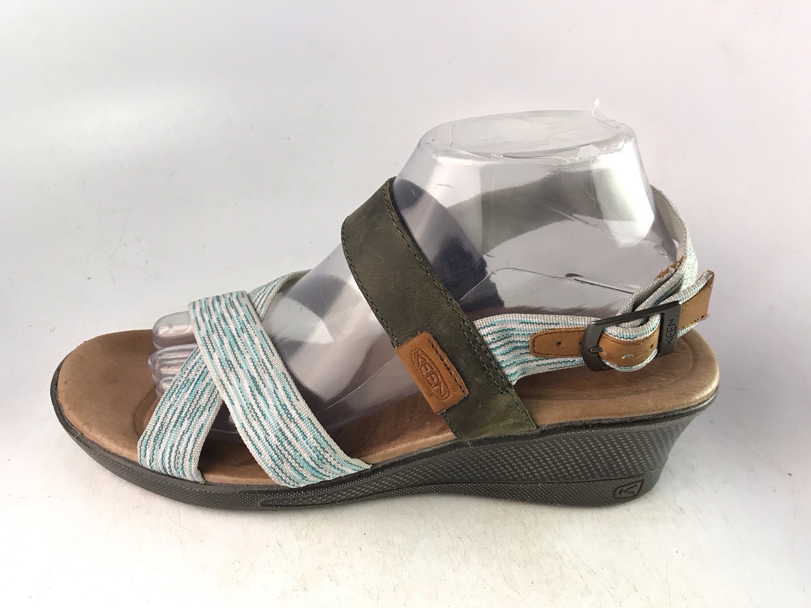 Keen Skyline sandalo con zeppa donna blu regolabile taglia 9 5 US