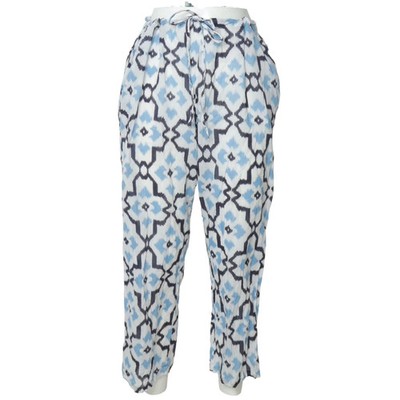 Stegmann, Pyjamahose, Größe: XL, Blau/Weiß/Schwarz, Baumwolle, Print, Damen #31R