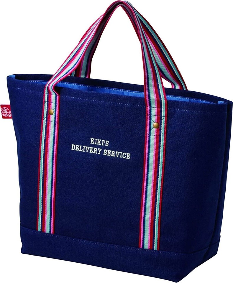 Kiki's Delivery Service Tote Bag (Striped Jiji ) Studio Ghibli