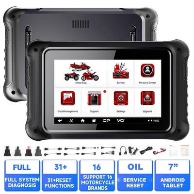 ANCEL MT700 Motorcycle OBD2 Scan Tool All System Fault Diagnostic Tablet Oil ABS