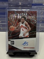 2023 Panini Optic Scottie Barnes Fast Break Signatures Disco Prizm Auto
