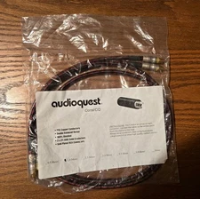 Audioquest Coral/CQ 1m Audiophile Stereo Audio Cables
