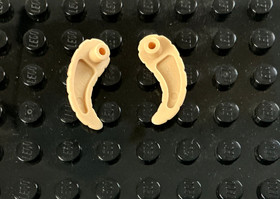 Lego Star Wars. Tauntaun/Wampa Tan Horns.  (86057,86058). 75098
