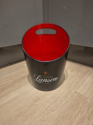 LANSON Champagner Eiskübel Kühler French Vintage Wein Sprudel Bar Party RAR