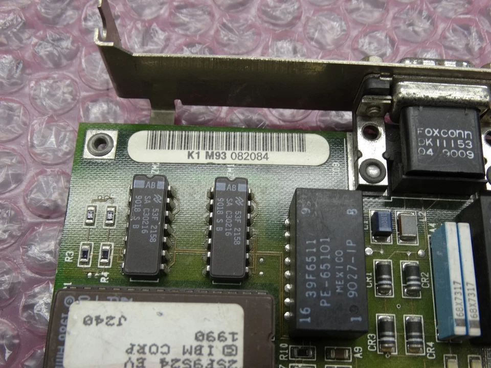 IBM 92F4555A ISA Interface 8-Bit Token Ring 9-pin 1990 Mainframe Collection - Image 2 of 4