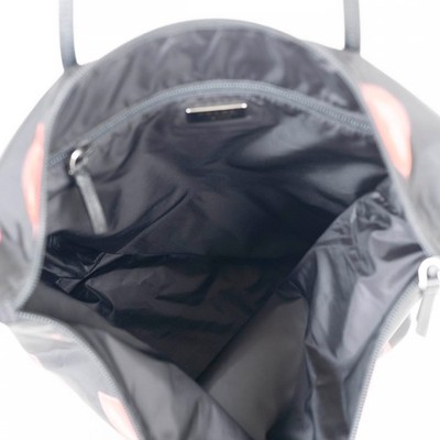 バッグ PRADA 73534 auth PRADA black red nylon 2019 LIP SHOPPING TOTE Bag 1BY300
