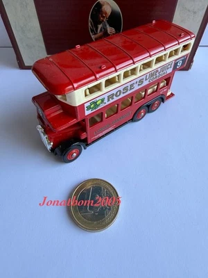 LLEDO DAYS GONE 41009 - AEC RENOWN DOUBLE DECK BUS 1931 ROSE'S LIME JUICE - Photo 1/4