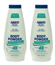 2 Pack - Ammens Powder Shower Fresh 11oz Each
