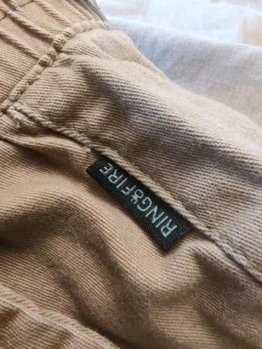 Ring Of Fire Joggers Pants Youth Size 12 Brown Elastic Waist With Drawstring - Picture 14 of 15