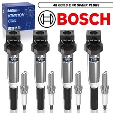 4 Ignition Coil 0221504800 Iridium Spark Plug Fits Bosch Mini Cooper Countryman 4 Ignition Coil 0221504800 Iridium Spark Plug Fits Bosch Mini Cooper Countryman