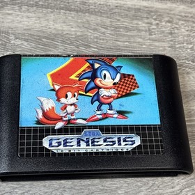 Sonic the Hedgehog 1 + 2 Bundle: Sega Genesis - Used Tested and Working Games