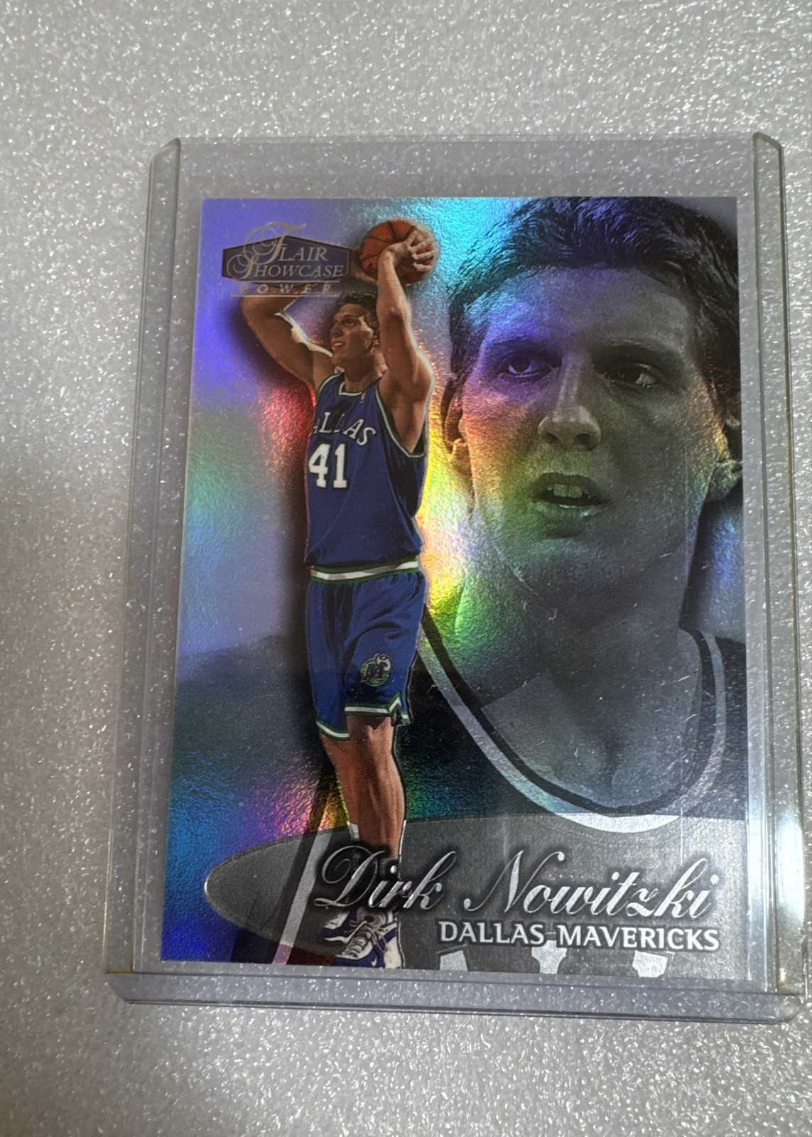 1998-99 Flair Showcase - Dirk Nowitzki #16 Row 3 (RC)
