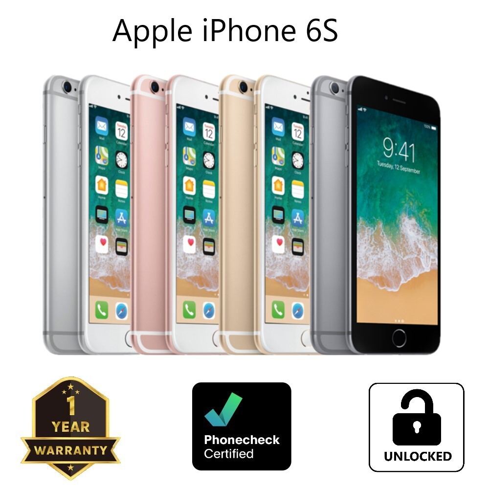 Apple iPhone 6S - 16GB | 32GB | 64GB | 128GB (Unlocked) Smartphone 