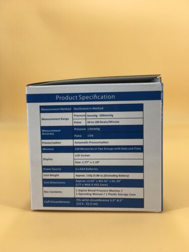 Wrist-type Blood Pressure Monitor Fully Automatic MDBP203 - Picture 3 of 7