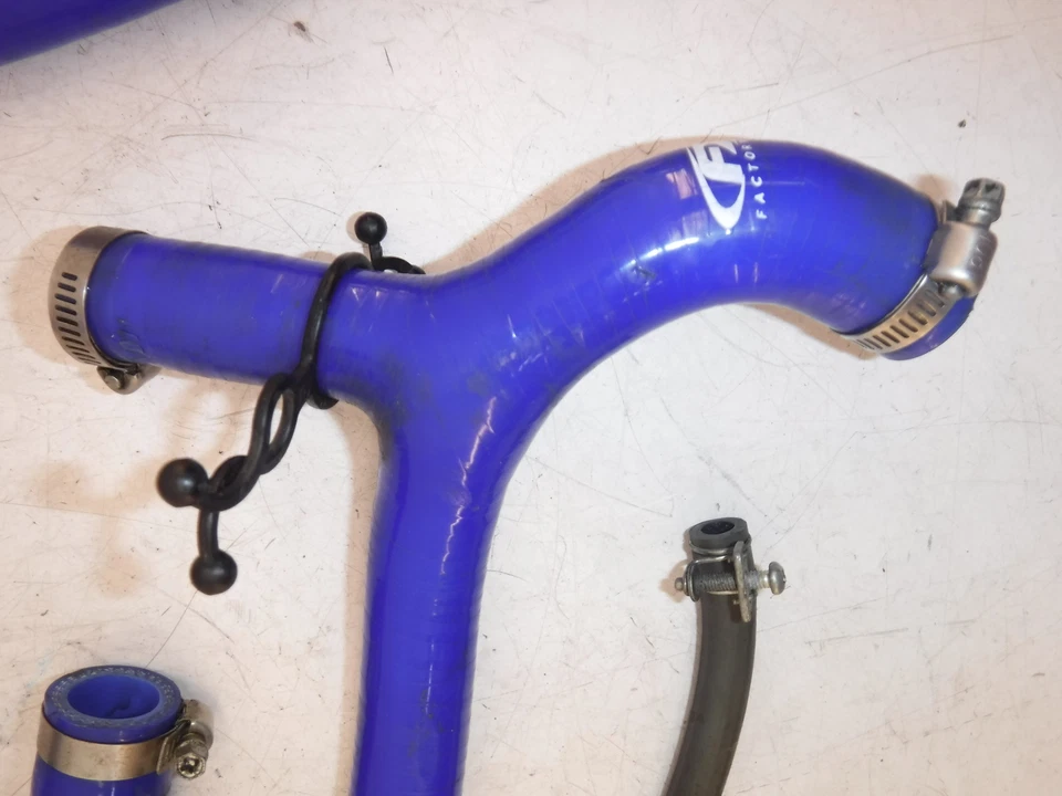 2011 年本田 crf450r Radiator 软管套装 工厂 FX 蓝色  — 第 2/4 张图片