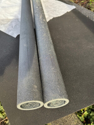 {2} Lot Silicon Carbide Tubes 40'' Long  (SiC Tube) Many Applications,New & Video