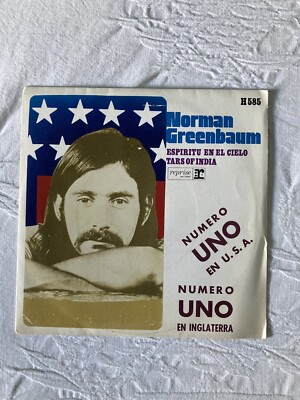Norman Greenbaum   Espiritu En El Cielo / Tars Of India single Spain 7'' Mint/Mi