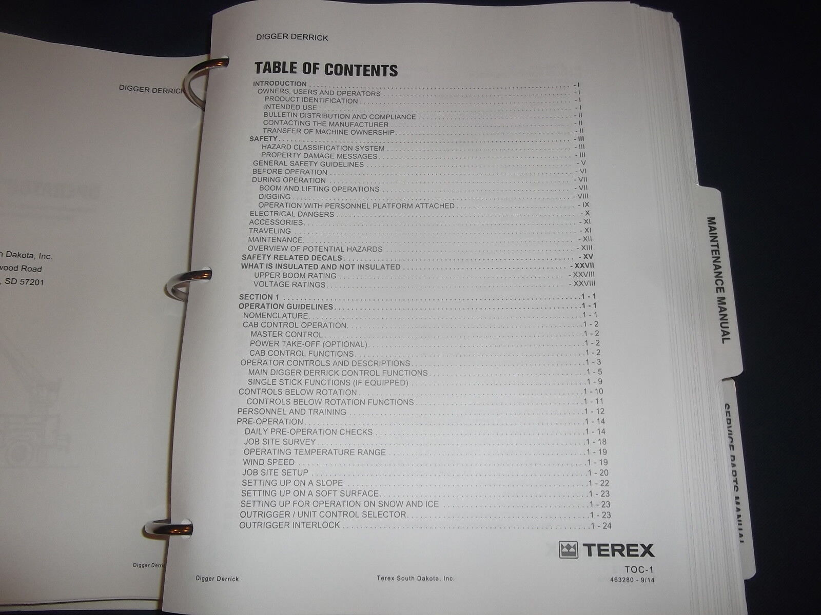 Details zu Terex C5050 Gräber Derrick Lkw Betreiber Teile Pflege Service Manuell Echtes heimisches Produkt