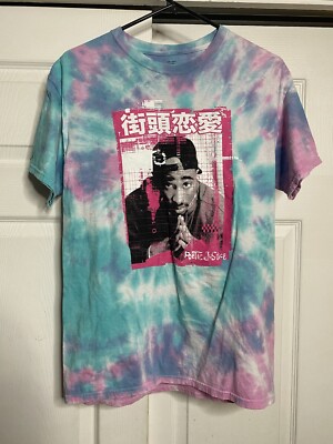 tie dye tupac shirt
