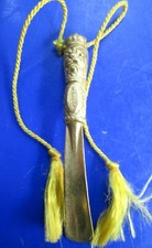 Vintage 1942 JARMAN Shoes for Men 24K Gold Plated Mini Shoe Horn w/ Lion Head