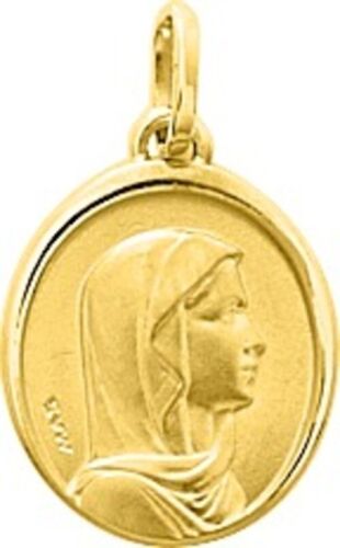 Médaille en or jaune 18 carats représentant la Vierge Marie - 第 1/6 張圖片