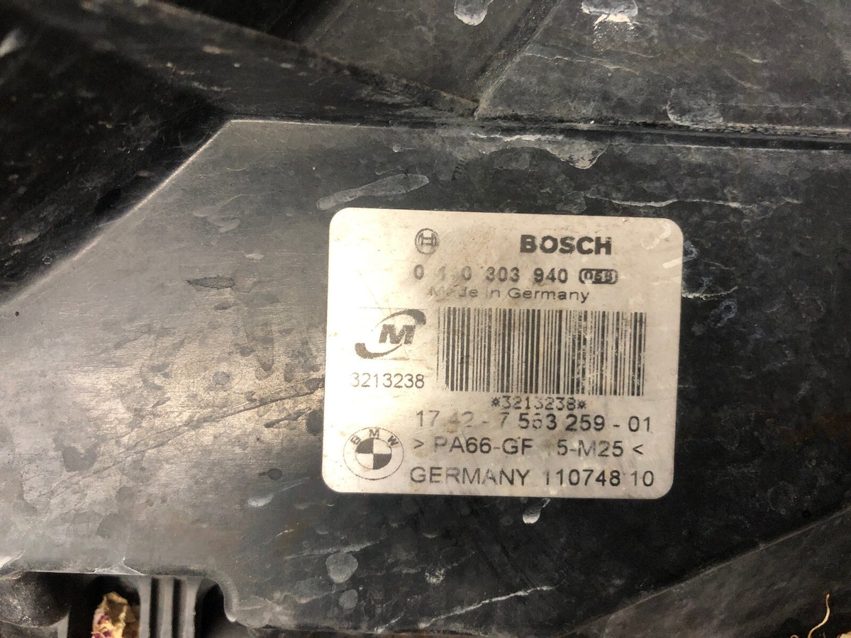 BMW E81 E87 E90 E91 N43 Kühlerlüfter Ventilator Lüfter 7563259  