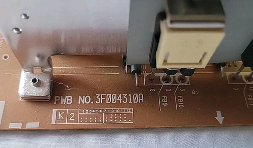 Hitachi 65SWX20B 65" Rear Projection TV Ricoh Adonis-C4 Power Supply Main Board - Picture 7 of 8