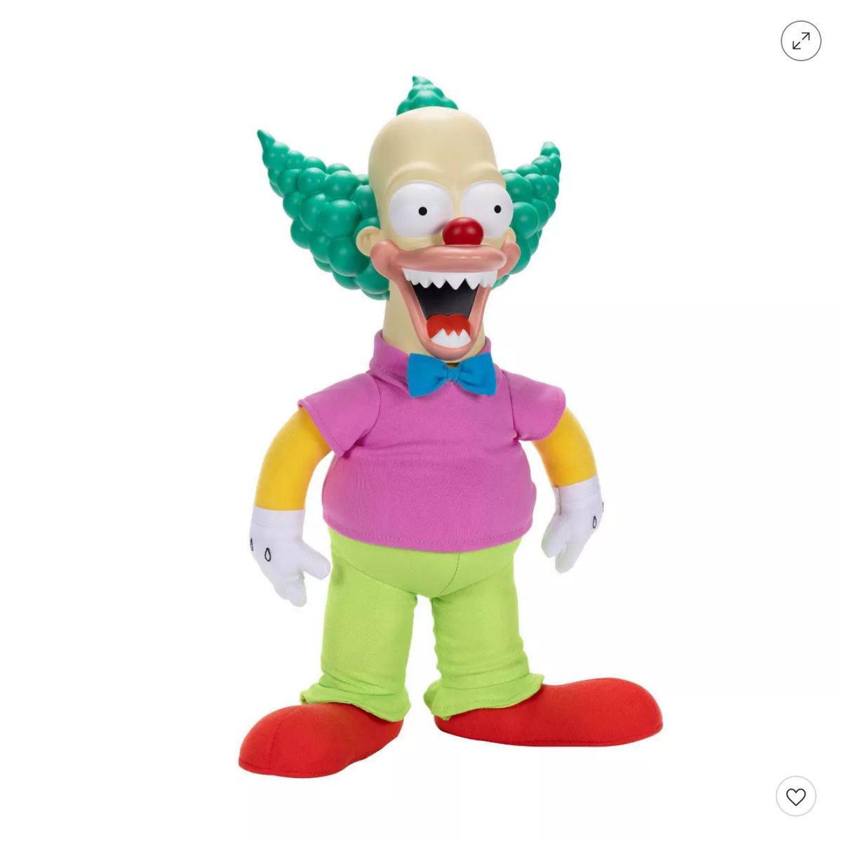 SIMPSONS BART HOLDING KRUSTY ぬいぐるみ The Simpsons Bart Simpson with Krusty Clown Fan Hat Doll