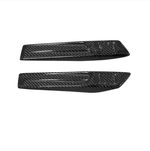 For Nissan GTR R35 Carbon Fiber Fender Vents Scoops With Side Covers 4pcs - Picture 4 of 9