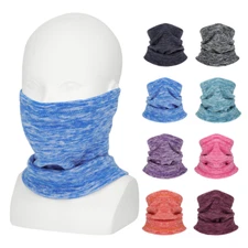 Winter Balaclava Neck Warmers Cover Face Scarfs Fleece Windproof for Kids Skiing
