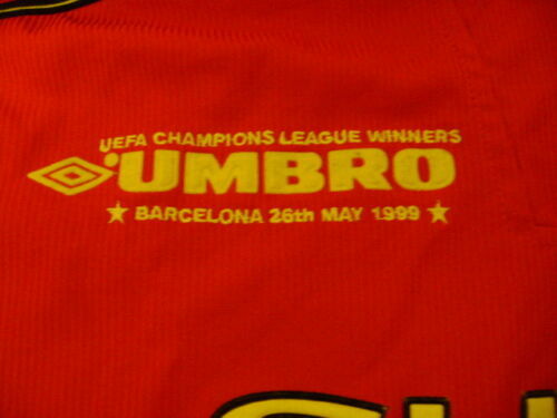 Manchester United Shirt Trikot Umbro XL Vintage 26 Mai 1999 Barcelona - Bild 1 von 7