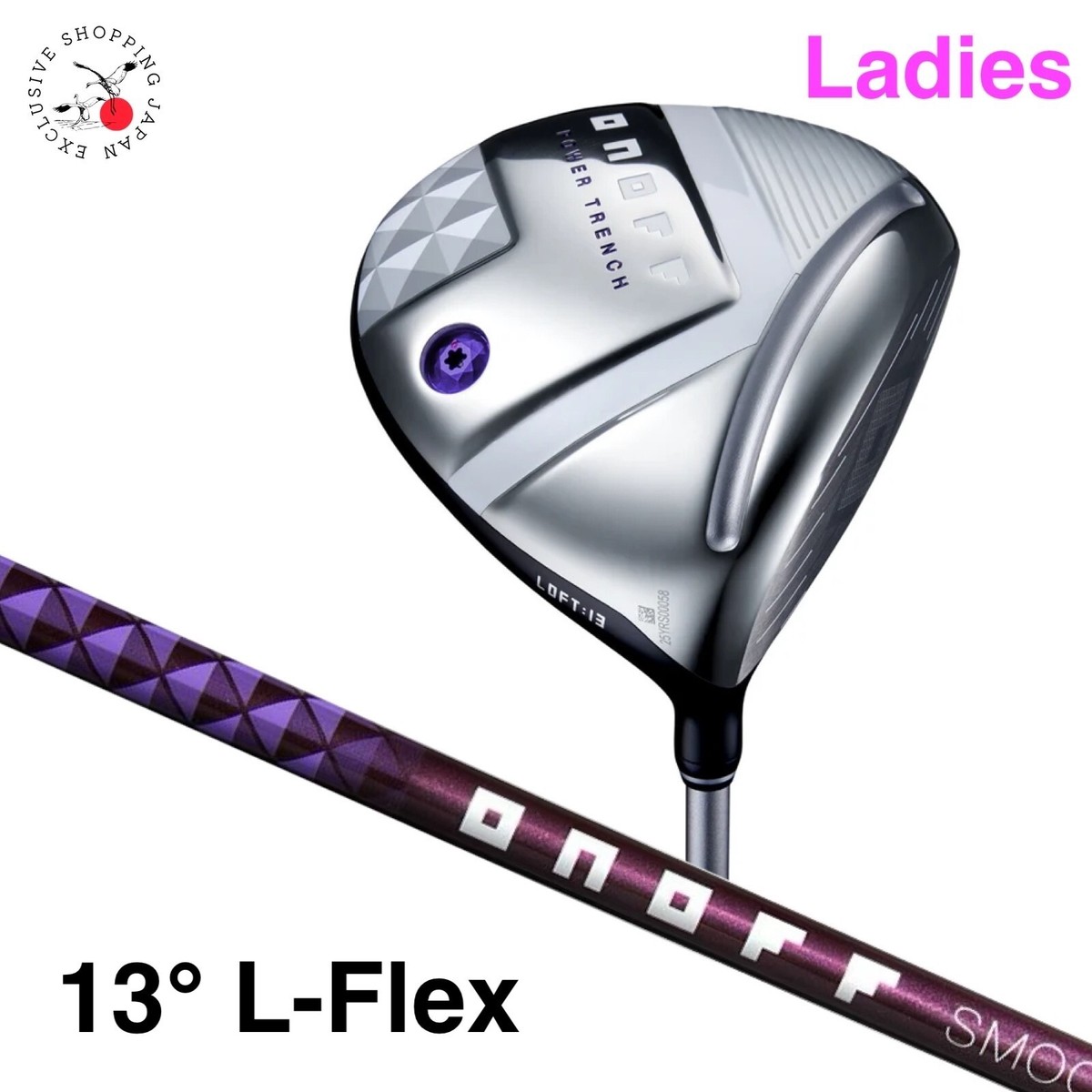 ONOFF Golf Driver Ladies 450cc 13° L-Flex SMOOTH KICK LP-425D