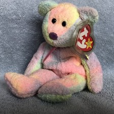 Ty Beanie Baby Groovy The Bear Collectible Plush Retired Vintage Original New