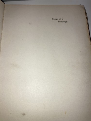 Antique 1907 Songs of a Sourdough by Robert W. Service, Yukon Poetry 23rd Editio - Picture 13 of 15