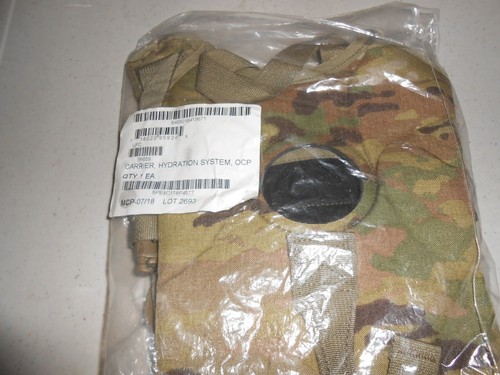 NEW MULTICAM US MILITARY MOLLE II 3L/100OZ HYDRATION WATER CARRIER NO BLADER - Picture 3 of 7