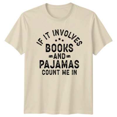 Bücher und Schlafanzüge zählen mich im Hobby Leser T-Shirt