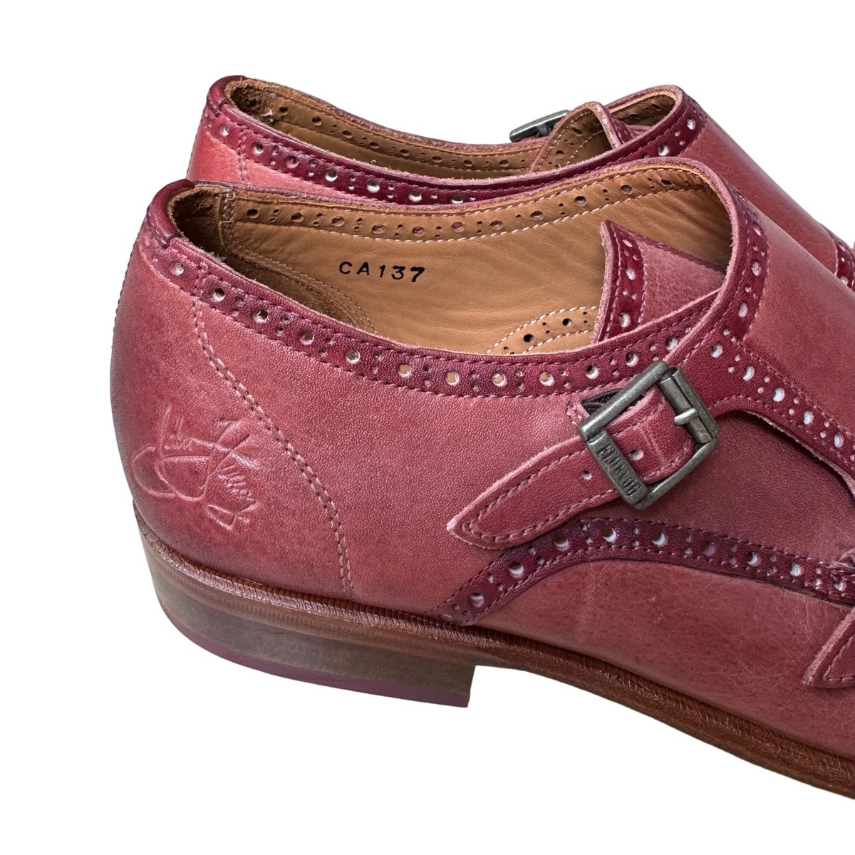John Fluevog Mens Northampton Wotton Hand Painted Monkstrap  display picture 1
