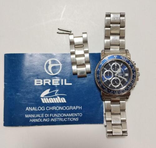 Beauty Italian Chronograph Breil Manta Milano V010 analog watch men - Afbeelding 1 van 4